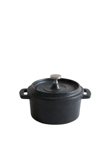 IRON COCOTTE POT - Black by Zara