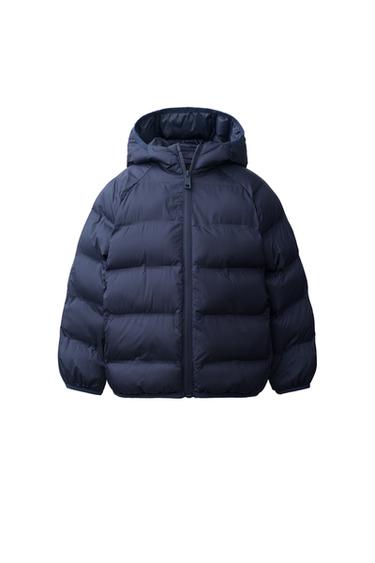 جاكيت ULTRALIGHT مقاوم للماء - بحري الخاص بـ Zara