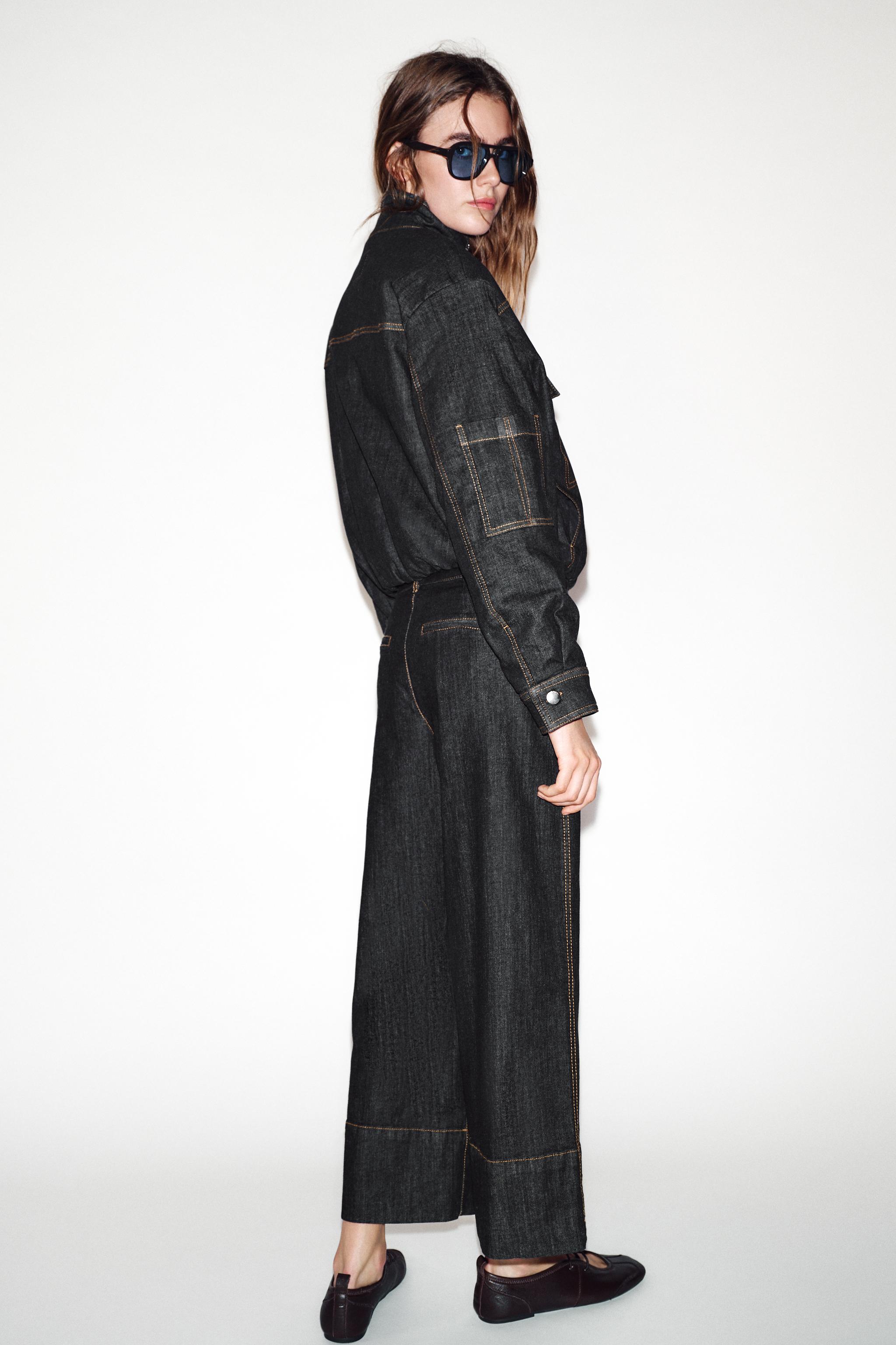 ハイネック ボンバー キルティングジャケット - ブラック | ZARA Japan