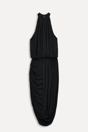 ASYMMETRIC HALTER DRESS 50TH ANNIVERSARY - Black by Zara - Image 2