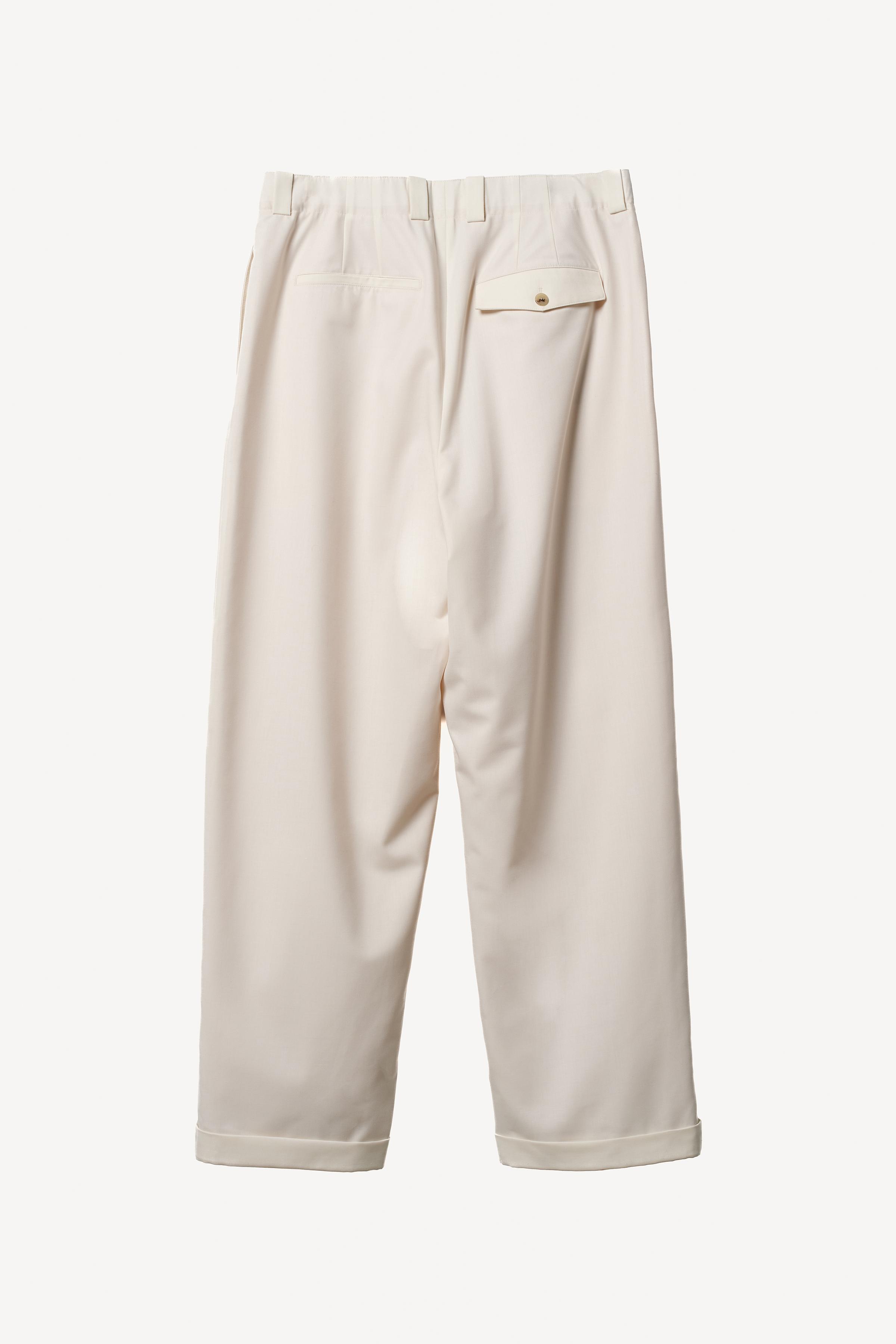 プリーツスーツパンツ WILLY CHAVARRIA X ZARA - 象牙色 | ZARA Japan