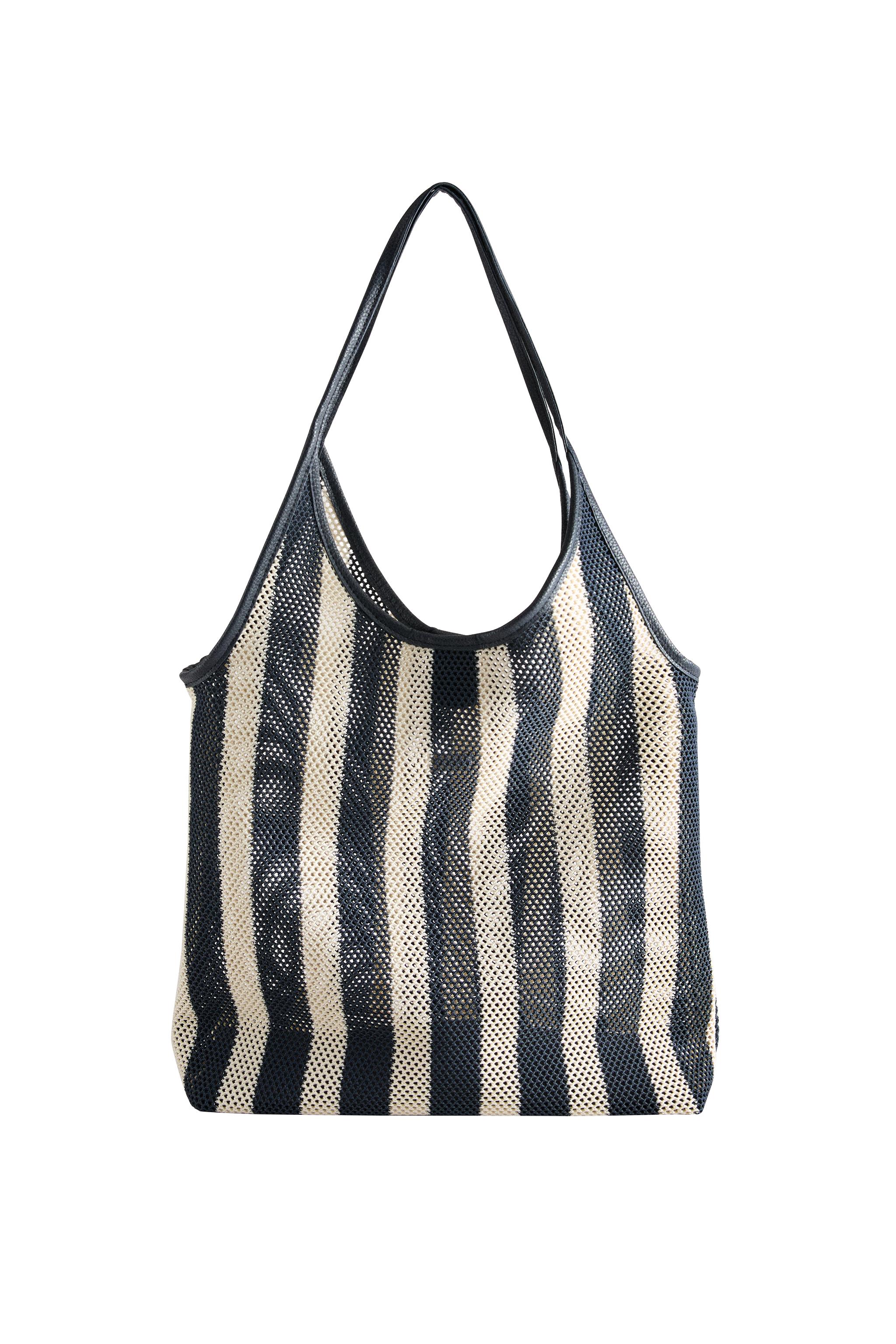 STRIPED TOTE BAG - Two-tone | ZARA United States