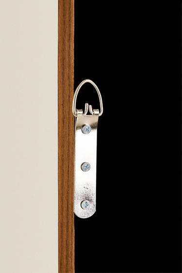 ROUND FULL LENGTH MIRROR WITH FRAME - Brown by Zara - Image 4