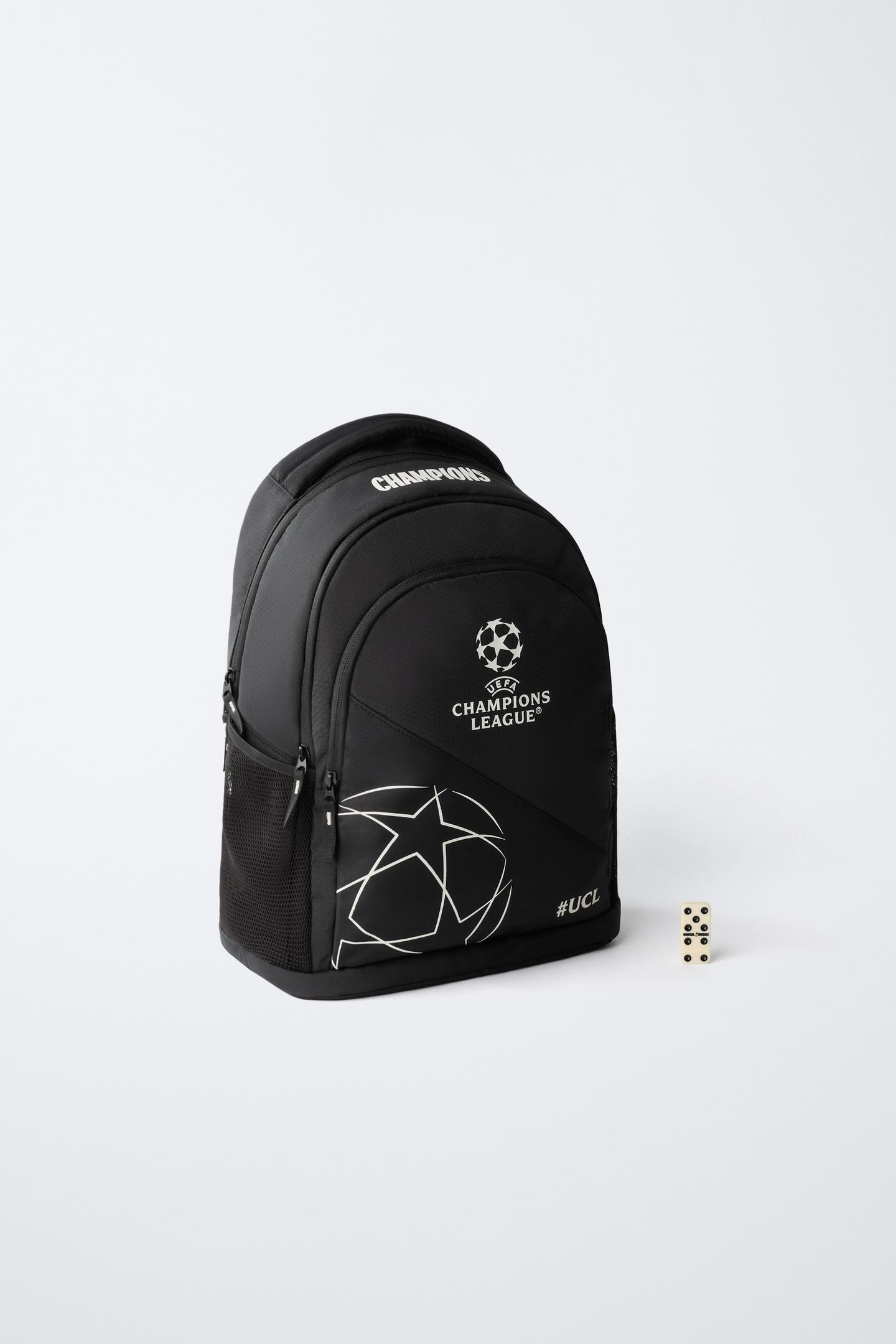 Рюкзак Zara UEFA Champions League ® для детей, цвет: Чёрный — фото 6