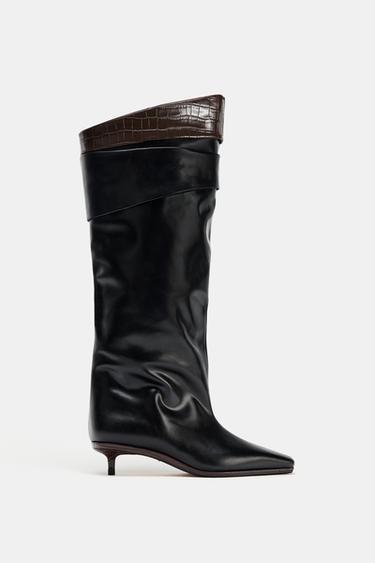 BOTA ALTA PEL LIMITED EDITION - Negro de Zara