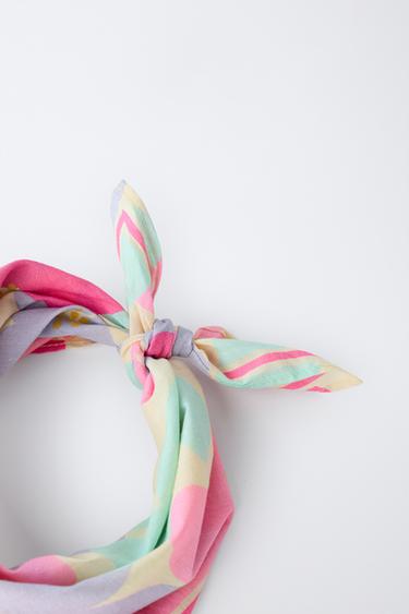 BANDANA IMPRIMÉ FLEURS - Roses de Zara - Image 2