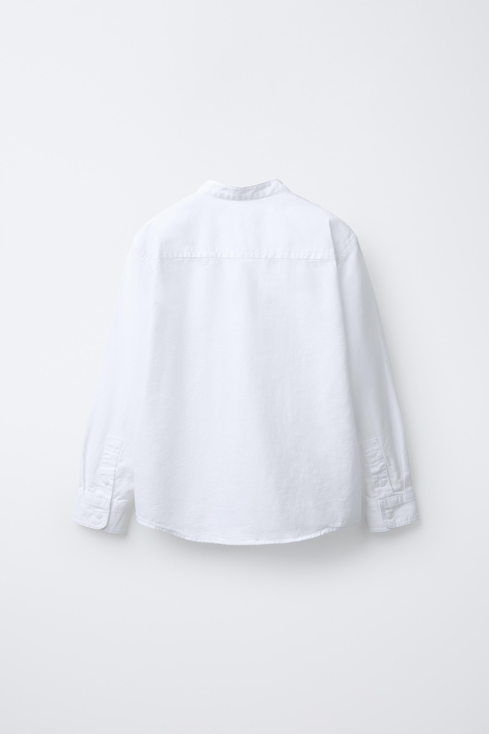 CHEMISE STRUCTURÉE COL MAO