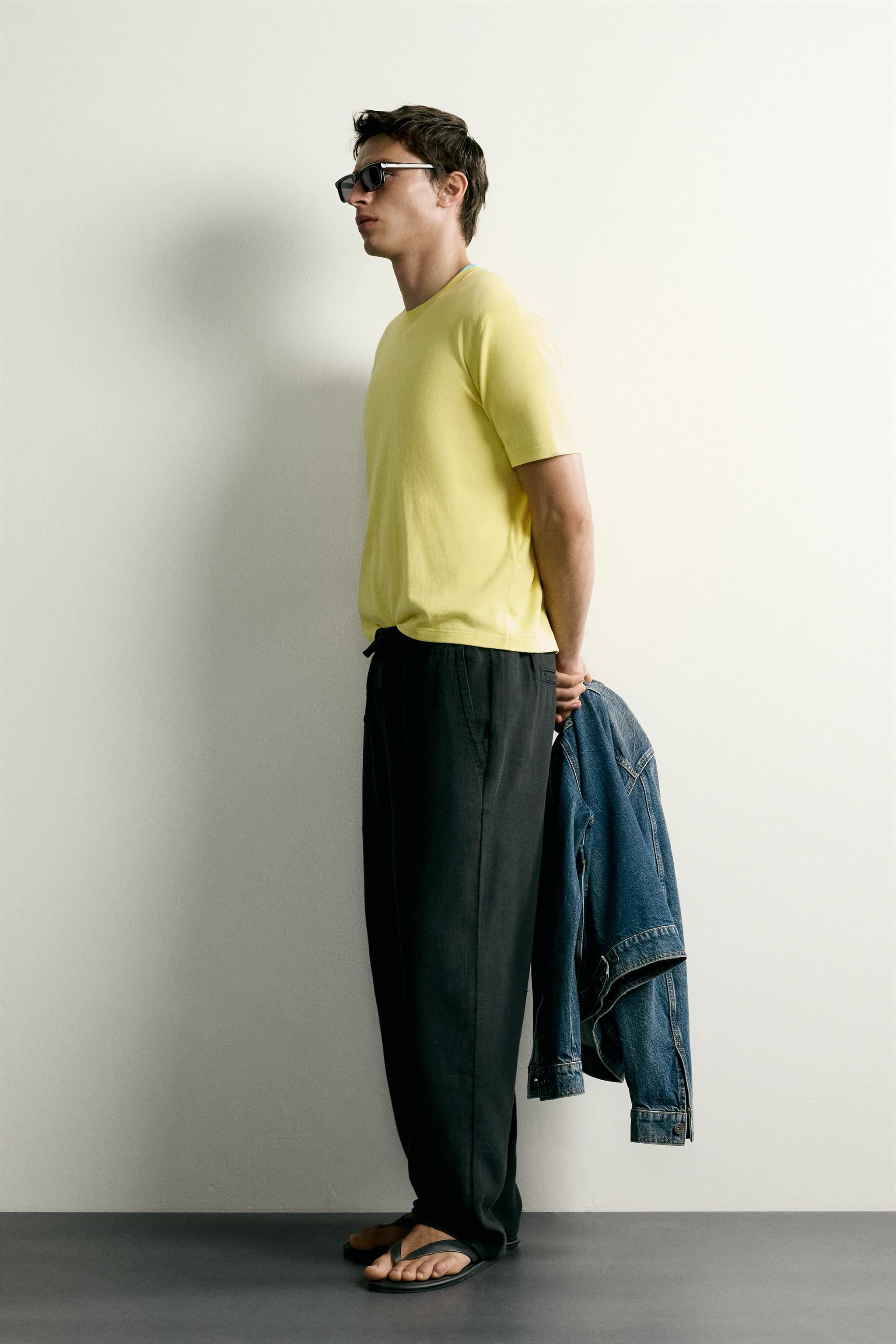STRUCTURED RELAXED FIT PANTS