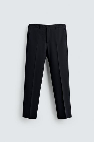 COMFORT SUIT TROUSERS - Navy blue by Zara
