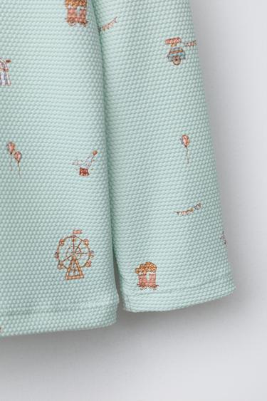 1-6 ANS/ T-SHIRT DE BAIN « CIRQUE » - Vert d'eau de Zara - Image 3