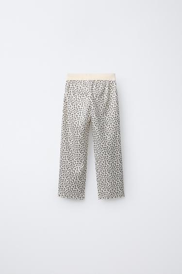 2-6 YEARS/ ANIMAL PRINT PYJAMAS - Ecru by Zara - Image 6