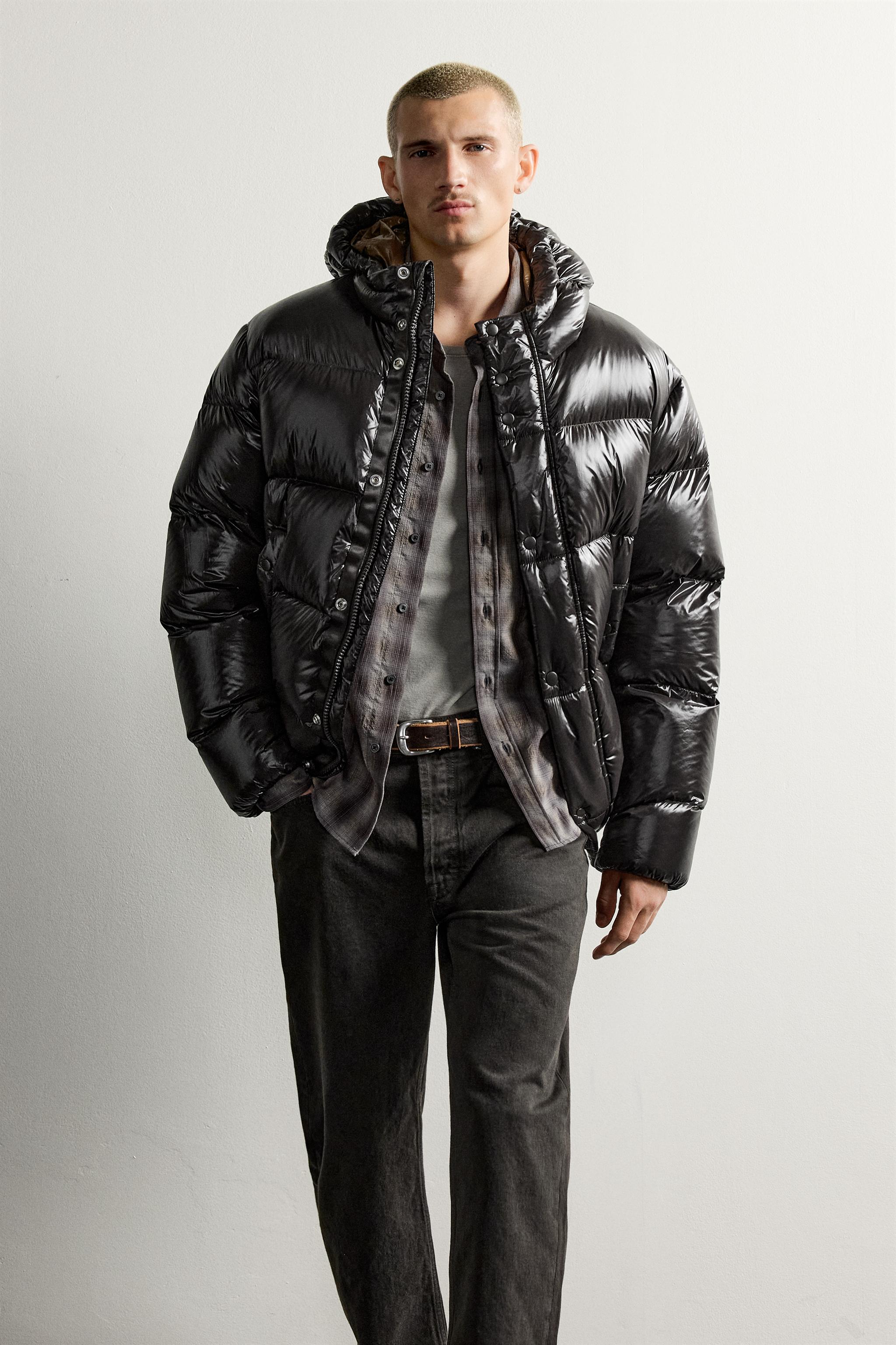 WATER-REPELLENT LONG 80% DOWN - 20% FEATHER JACKET