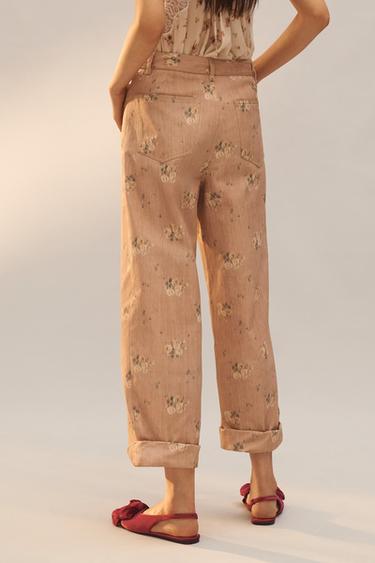 PANTALON IMPRIMÉ FLEURS LIMITED EDITION - Imprimée de Zara - Image 3
