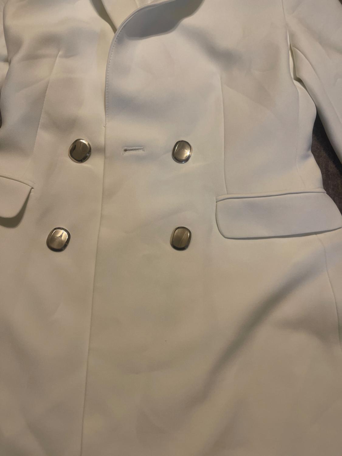 DOUBLE BREASTED BUTTONED FROCK COAT - Image 3