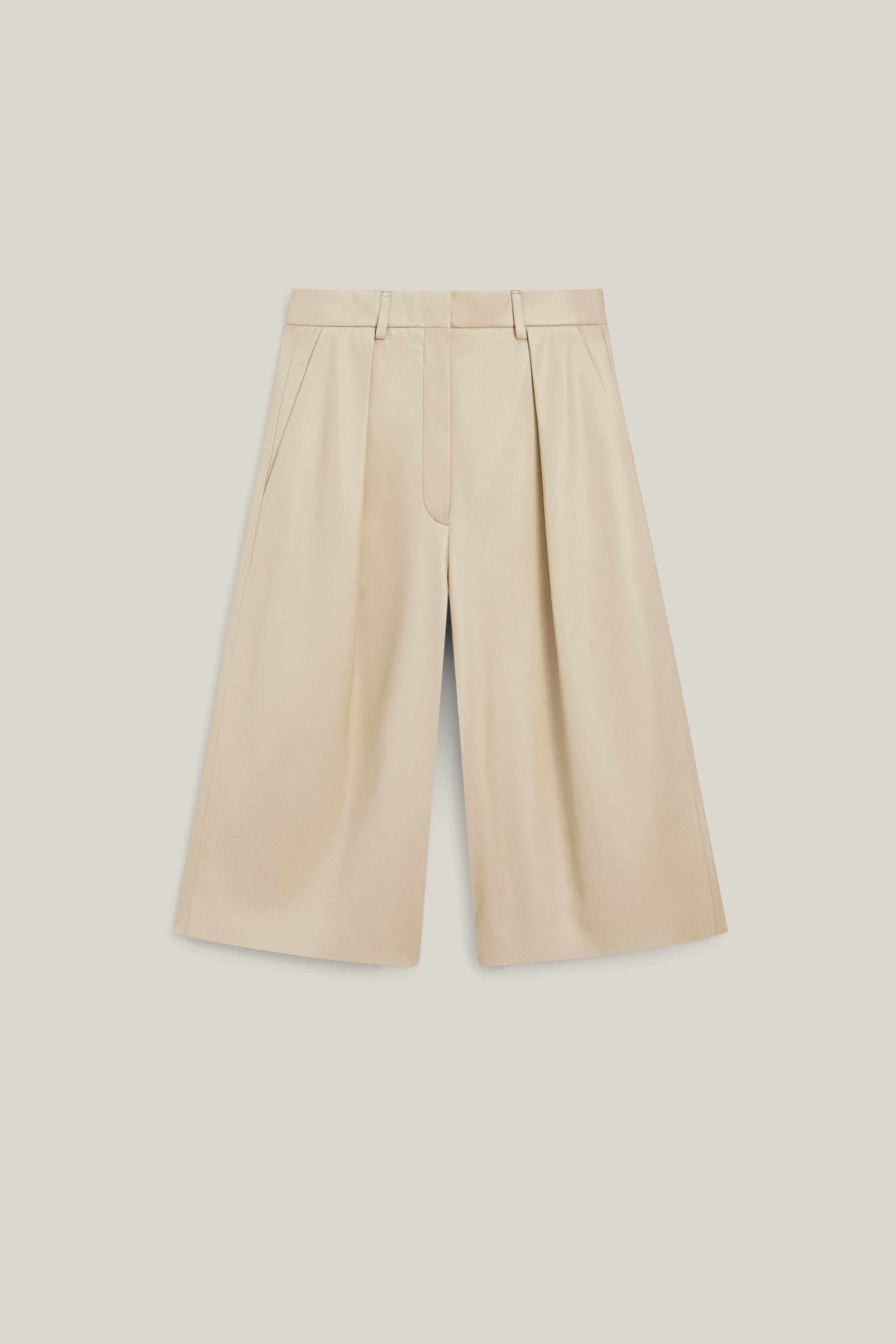 Bermuda long en cuir nappa - LIMITED EDITION