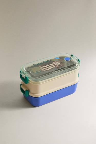 LUNCH BOX DOUBLE ENFANT CHIEN - Multicolore de Zara - Image 1