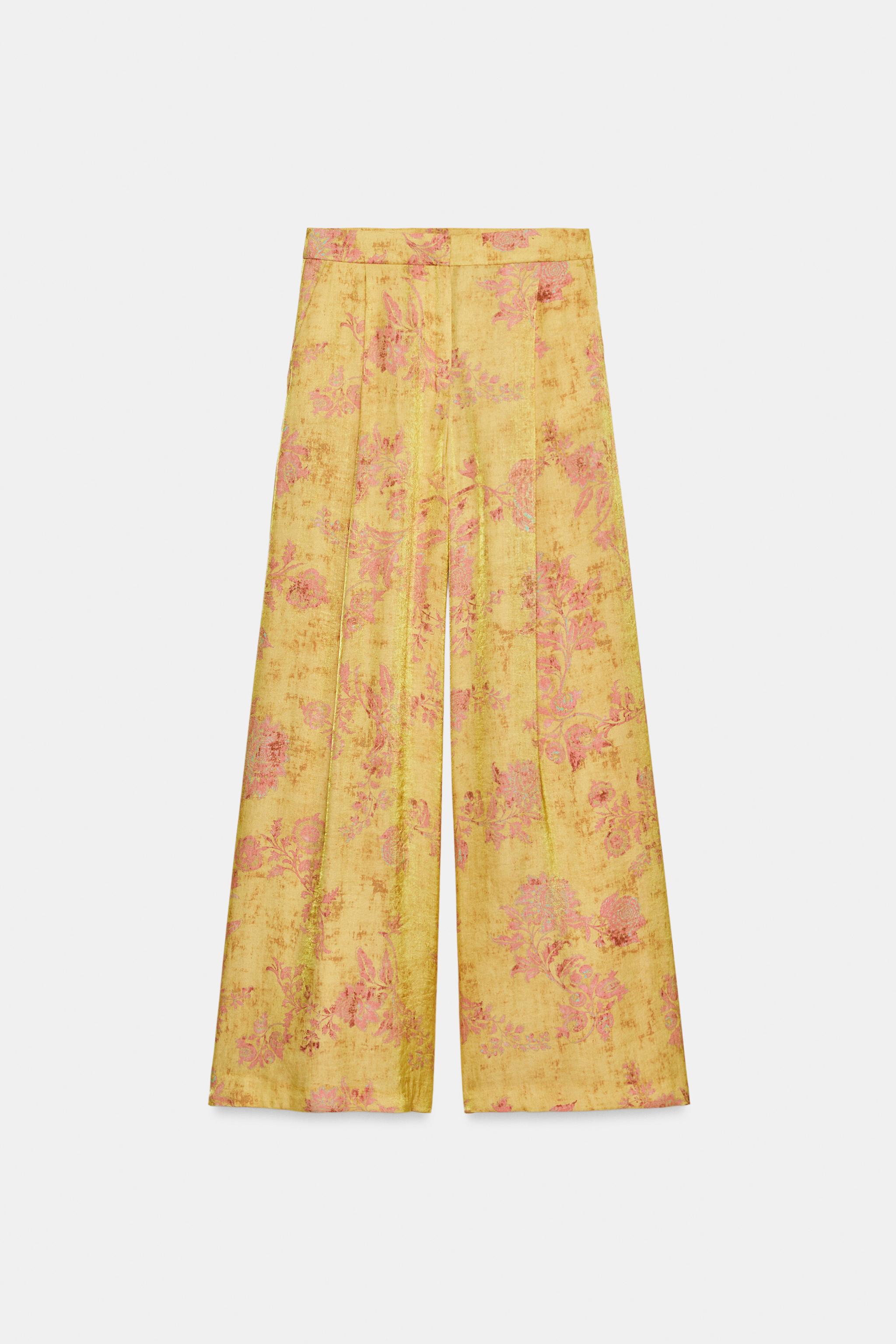 FLORAL PRINT PALAZZO PANTS