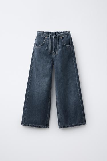 JEANS WIDE LEG - Azul de Zara - Imagen 0