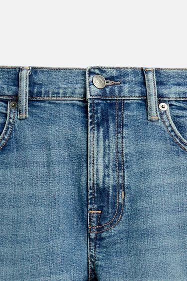 SLIM FIT JEANS - Mid-blue by Zara
