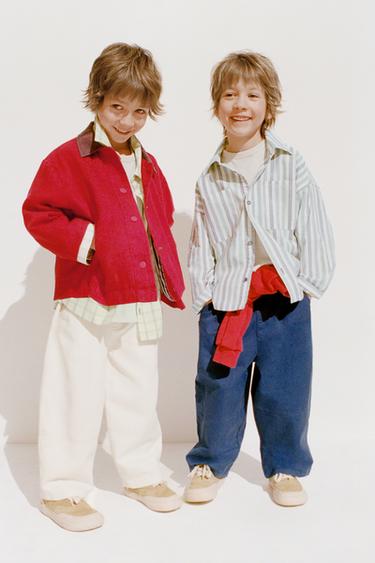 ZARA TIMELESS - PANTALON BALLOON À PINCES - Bleu roi de Zara