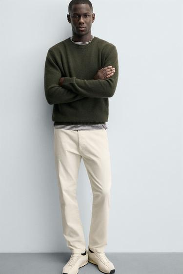 PANTALON CHINO SKINNY - Écru de Zara - Image 4