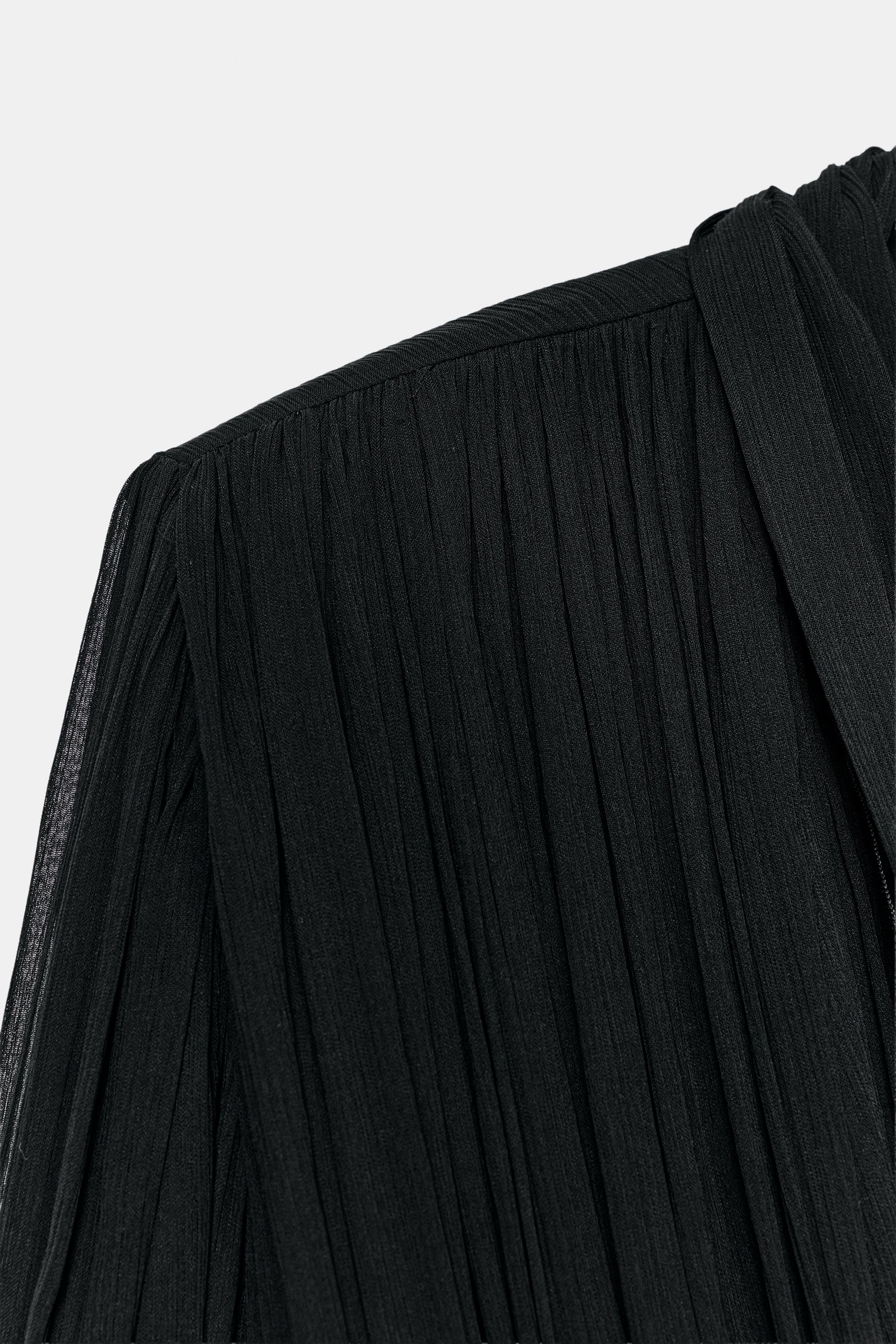 ZW COLLECTION DRAPED MINI DRESS