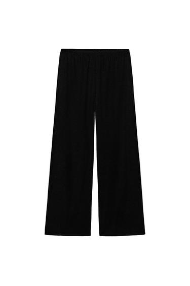STRAIGHT FIT TROUSERS - Black by Zara