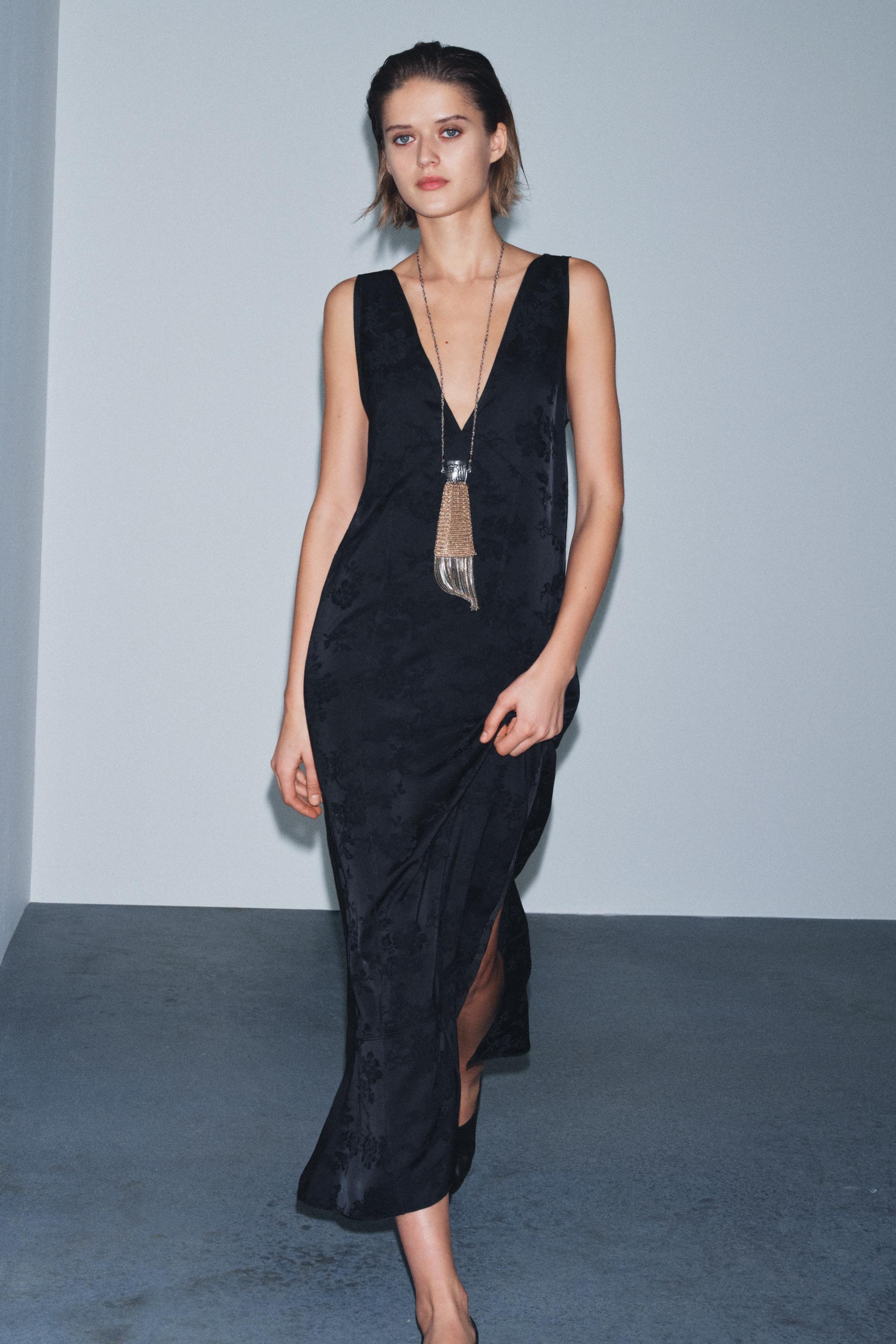 ROBE MI-LONGUE EN JACQUARD ZW COLLECTION LIMITED EDITION