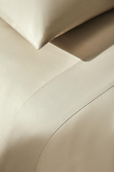 DRAP DE DESSUS PERCALE DE COTON (200 FILS) - Beige de Zara - Image 5