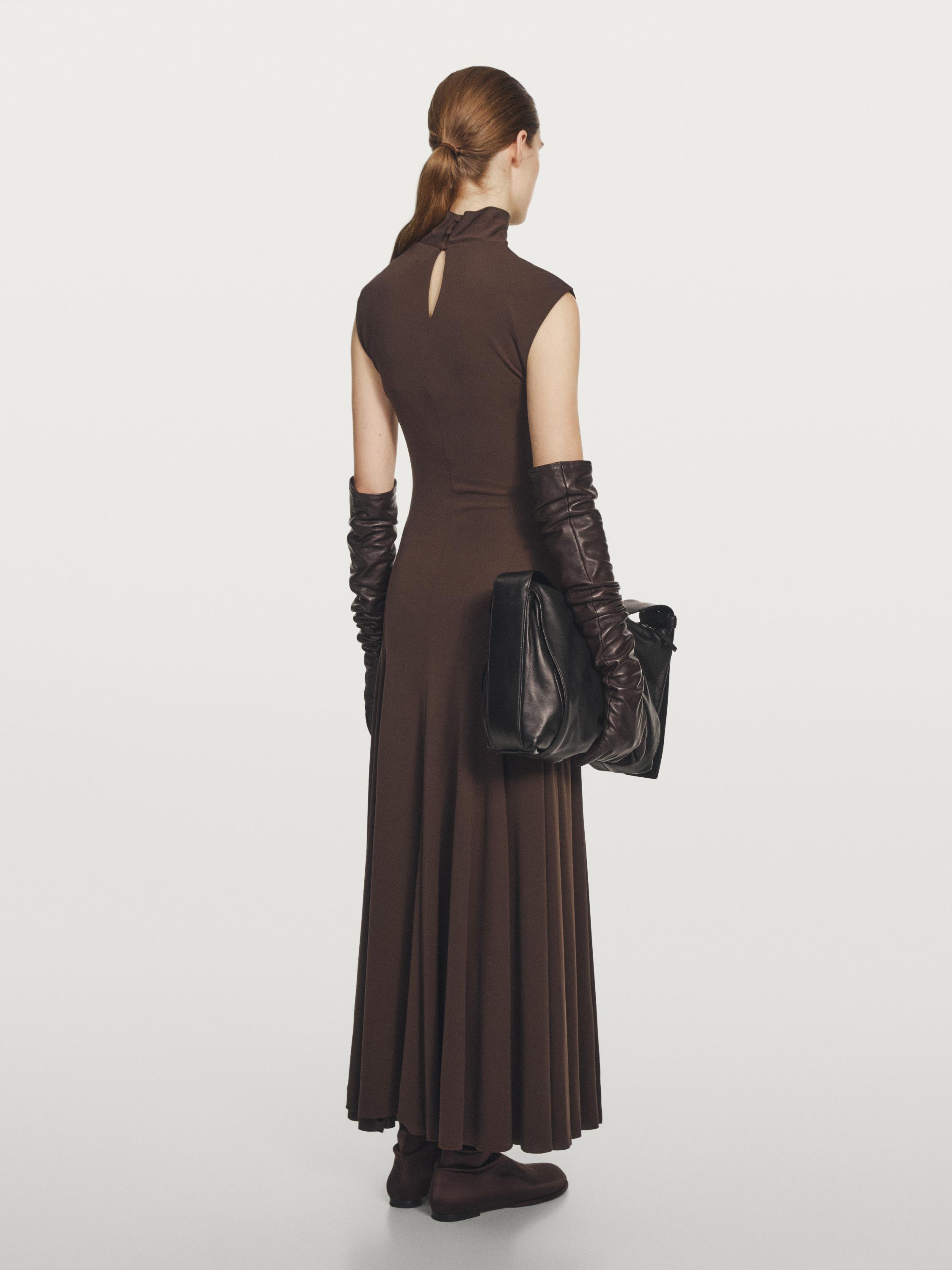 Long high neck dress - STUDIO