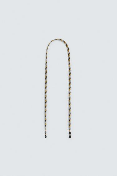 AARON LEVINE X ZARA BRAIDED GLASSES STRAP - Khaki by Zara
