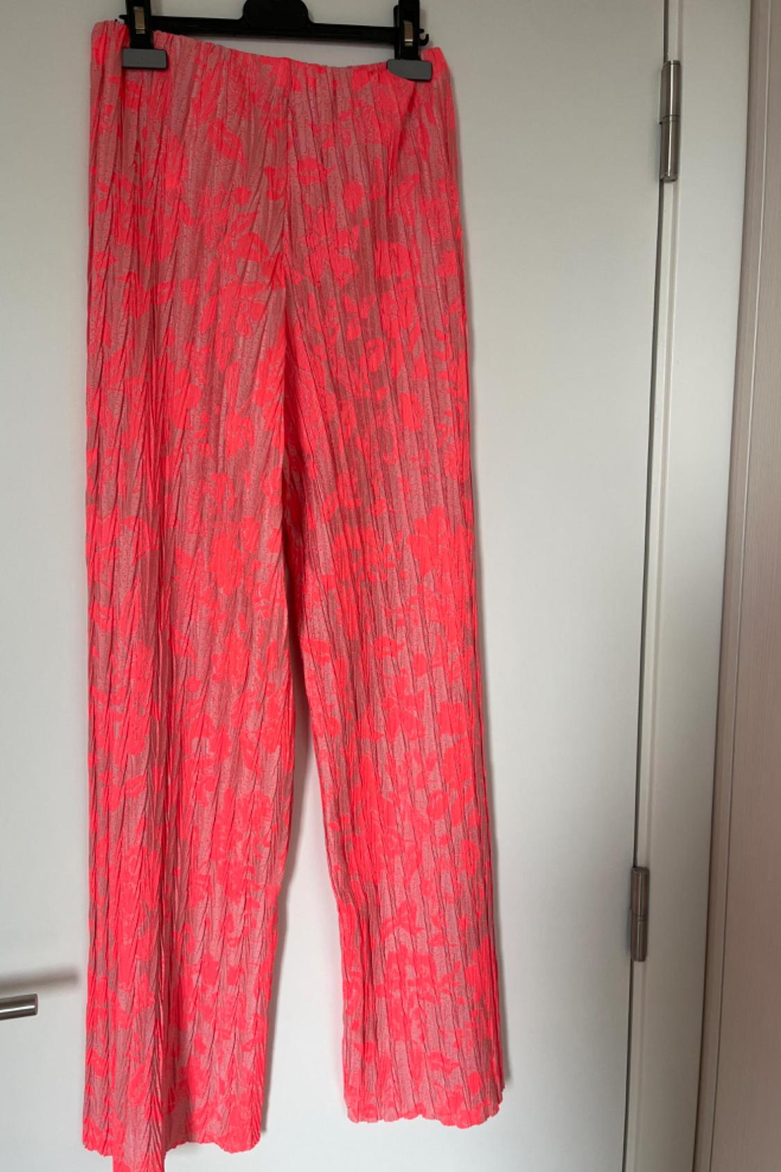PLEATED JACQUARD TROUSERS - Image 3