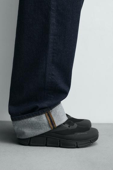 Zara MONOCHROME TECHNICAL SNEAKERS - Black - Image 0