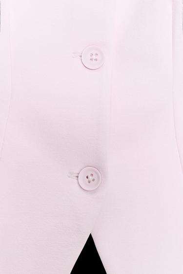 TOP CHALECO INTERLOCK - Rosa de Zara