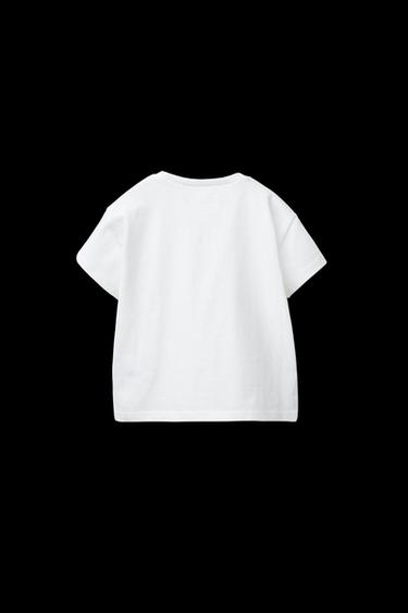 CAMISETA LACITOS - Blanco de Zara