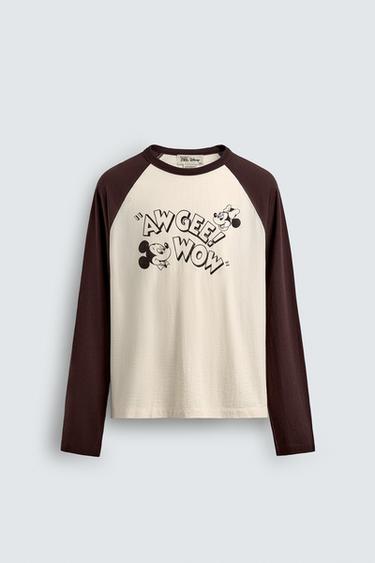 ÁO PHÔNG HÌNH HỌA TIẾT HARRY LAMBERT FOR ZARA X DISNEY - Màu nâu từ Zara