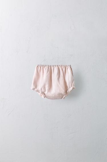 1-24 MONTHS/ BLOUSE AND BLOOMERS SET 100% RAMIE LIMITED EDITION - Dusty pink by Zara - Image 3
