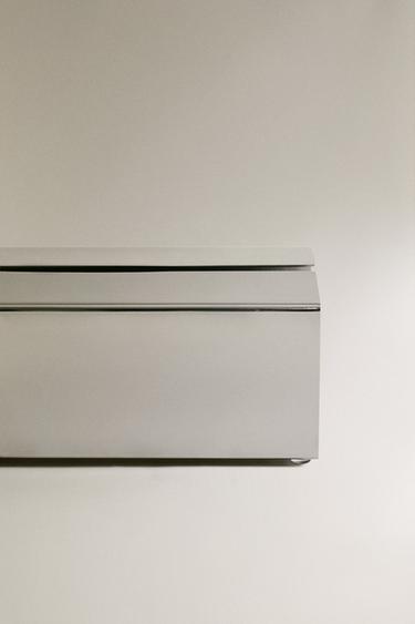 SHINY METAL TISSUE BOX - Silver by Zara - Image 3