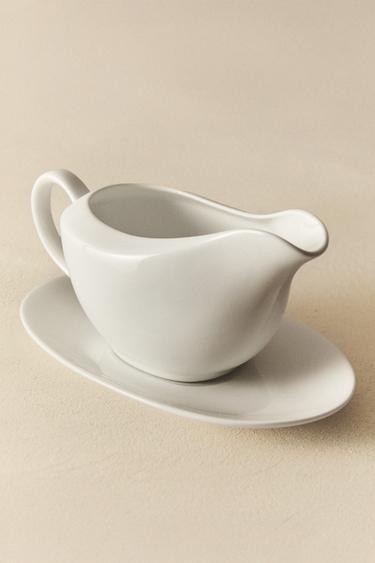 BONE CHINA GRAVY BOAT - White by Zara - Image 5