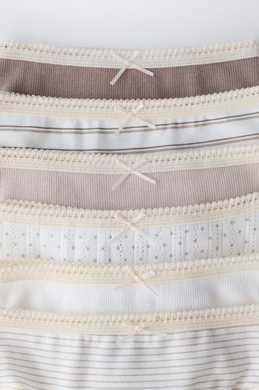 2-6 YEARS/ SIX-PACK OF PRINTED BRIEFS - camel by Zara - Image 3