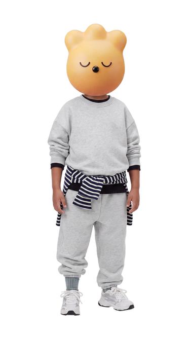 PLAIN JOGGING TROUSERS - Grey marl by Zara - Image 0