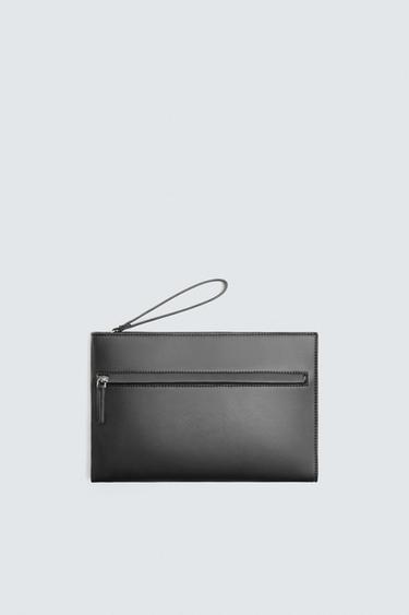 PLAIN CLUTCH BAG - Black by Zara