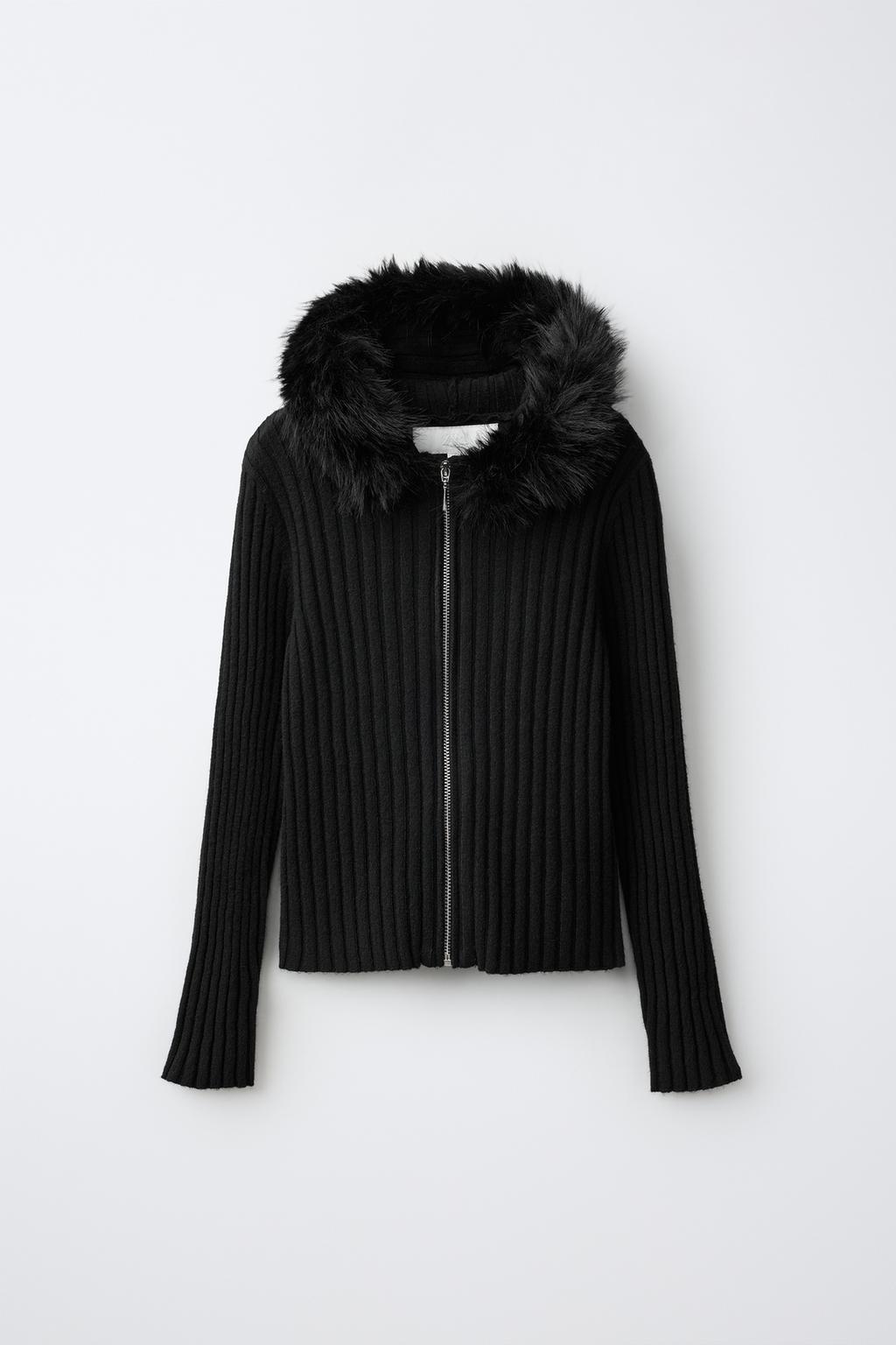 CARDINGAN CUELLO EFECTO PELO