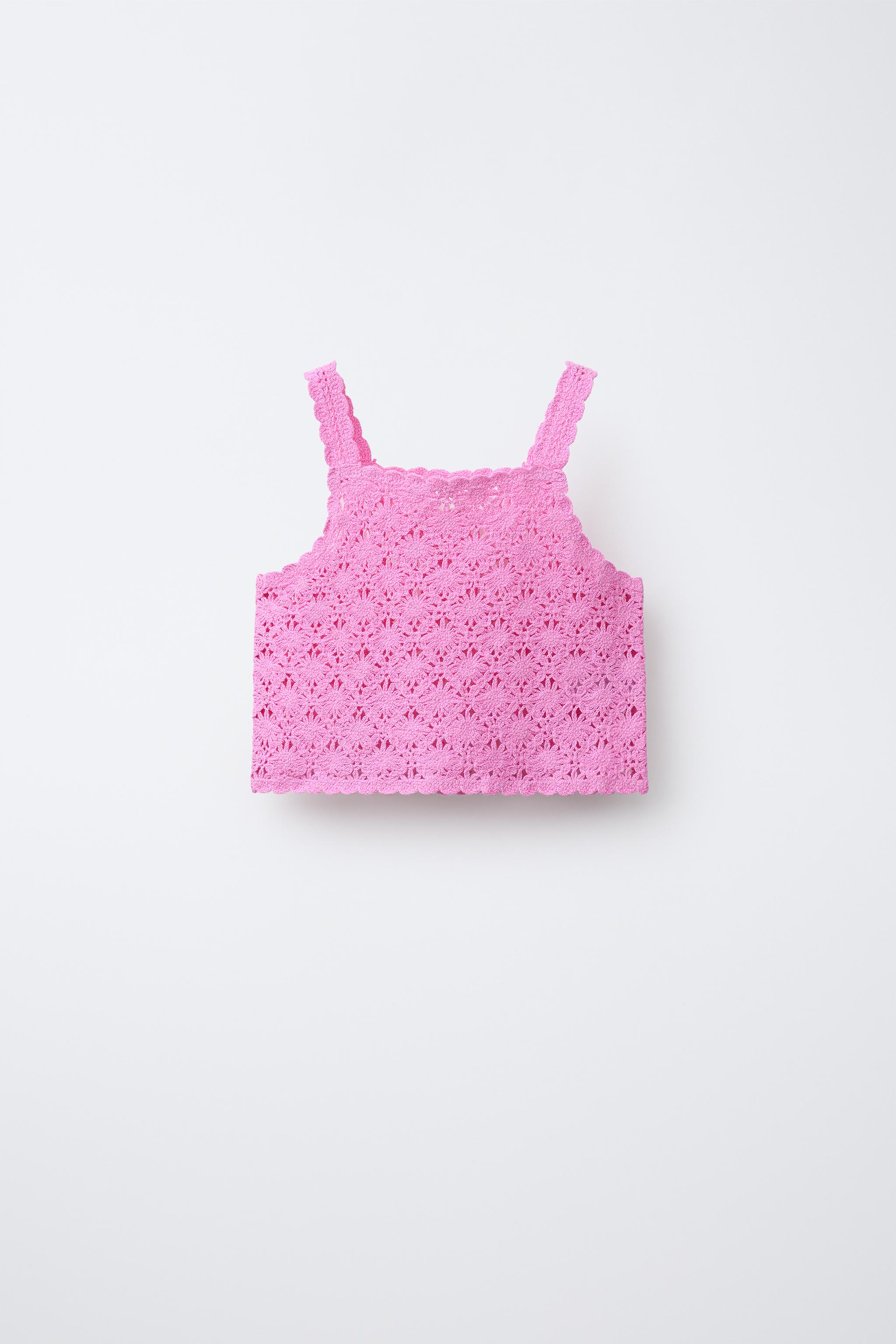 ●pollueloo●ZARA キッズ　クロシェニット　セットアップ 女の子（乳幼児）用ニットウェア クロシェット | ZARA 日本