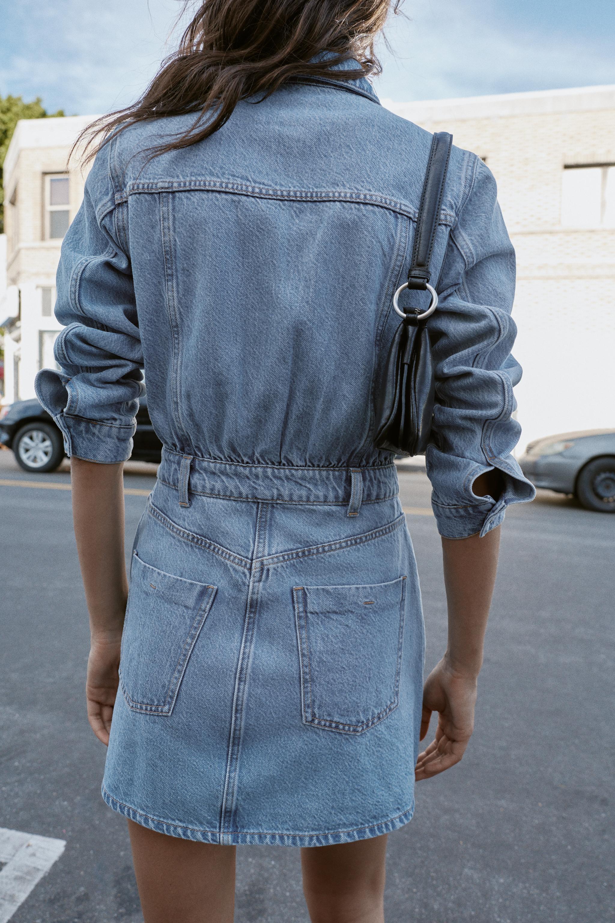 ROBE COURTE EN DENIM Z1975