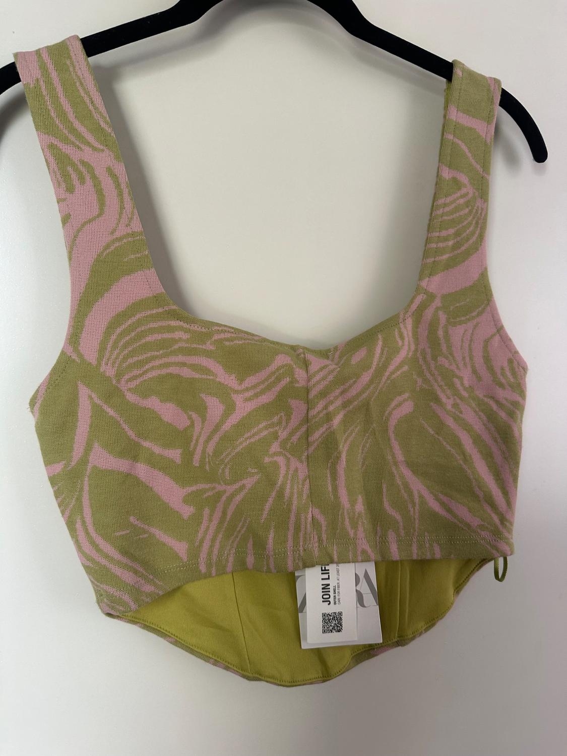 JACQUARD CROP TOP - Image 2