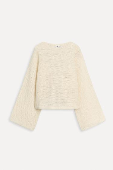 ALPACA BLEND SWEATER 50TH ANNIVERSARY - Ecru by Zara - Image 2