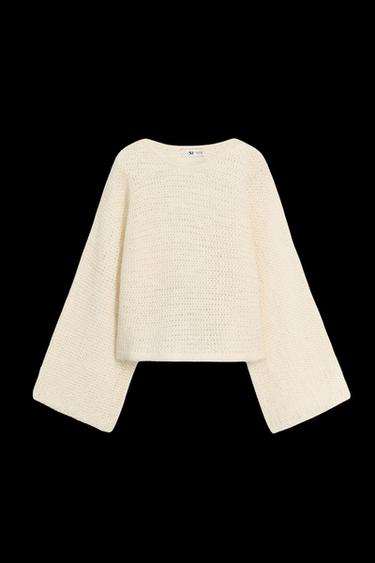 ALPACA BLEND SWEATER 50TH ANNIVERSARY - Ecru by Zara