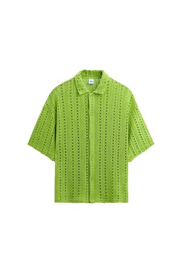 CROCHET KNIT SHIRT