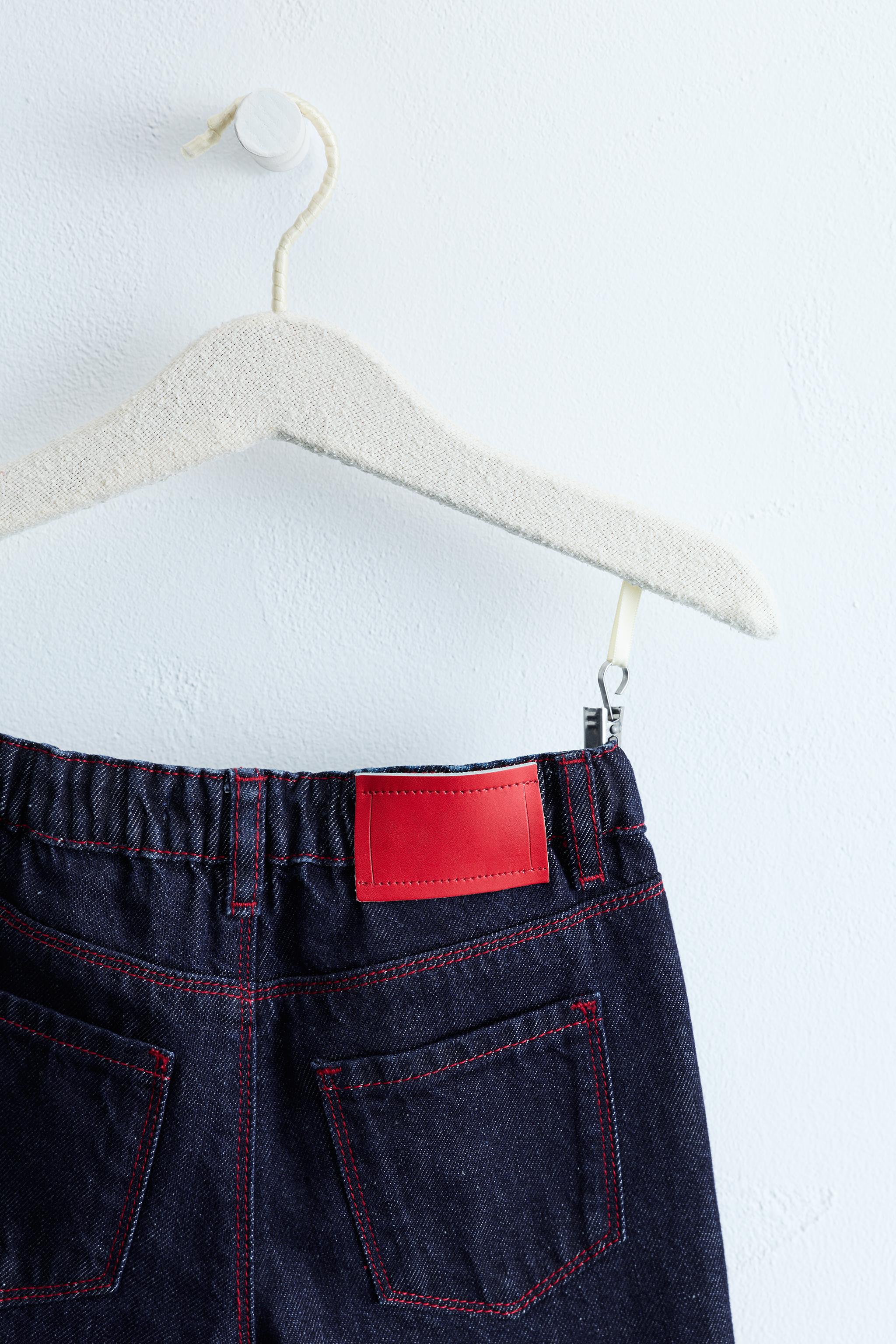 Детские джинсы Zara TIMELESS - CONTRAST TOPSTITCH STRAIGHT JEANS — фото 3